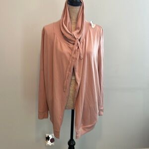 Forever 21 size XL snap button neck long sleeve sweater open front cardigan